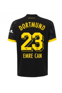 Borussia Dortmund Emre Can #23 Jalkapallovaatteet Vieraspaita 2023-24 Lyhythihainen